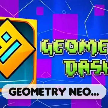 Geometry Neon Dash Rainbow