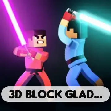 3d Block Gladiator Sword Draw