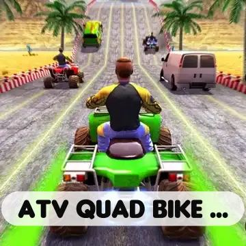 Atv Quad Bike Traffic Racer